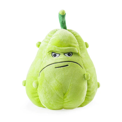 30cm Plants vs. Zombies Plush Toys - Soft Peashooter, Squash, and Sunflower Stuffed Dolls for Kids and Game Fans