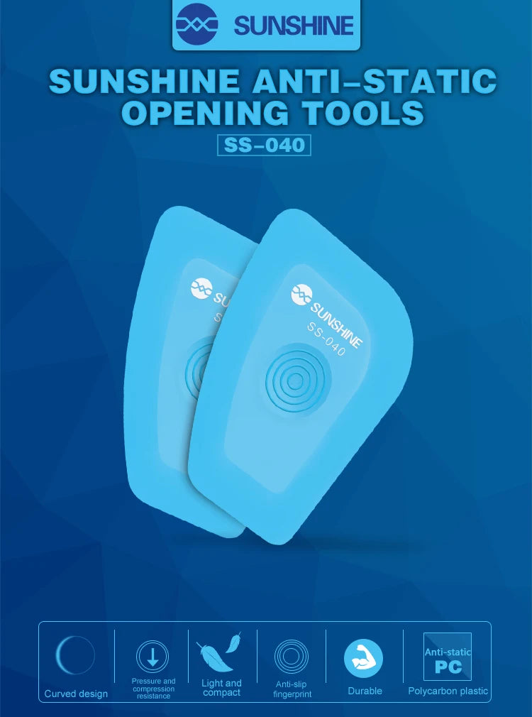 SUNSHINE SS-040 ESD Safe Pry Card – Anti-Static LCD Screen & Battery Disassembly Tool for Phone Repair
