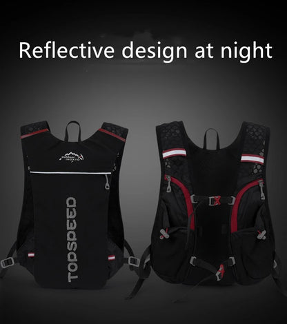 5L Ultralight Outdoor Trail Running Backpack — Hydration Vest with 500ML Water Bottle for Men