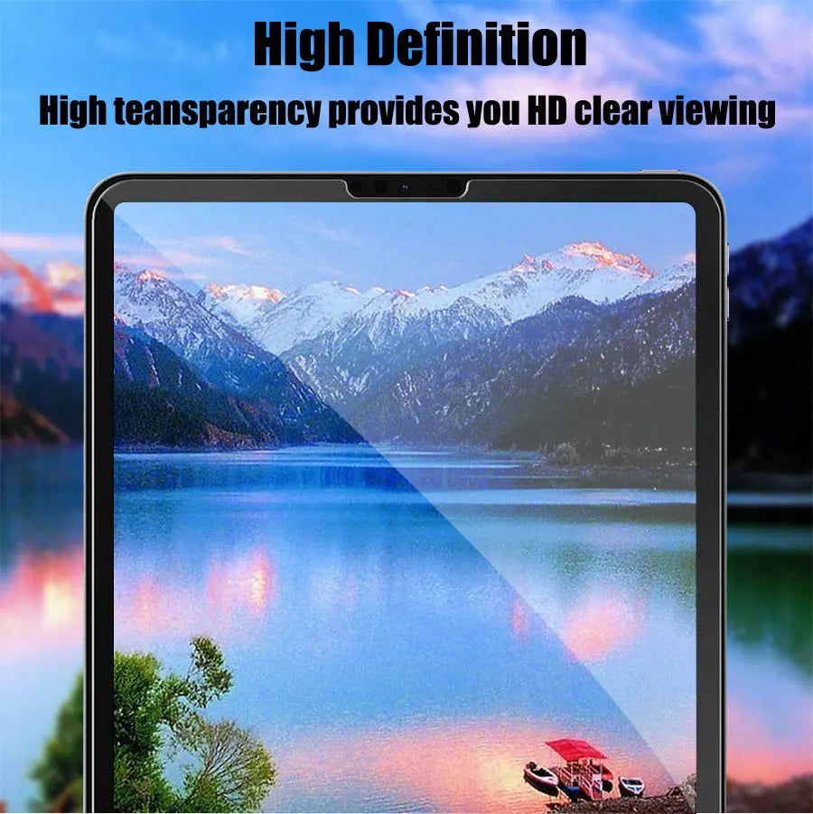 2PCS Tempered Glass Screen Protector for iPad Pro 11/12.9, Air 4/3/2, Mini 6/5/4/3 (2021/2024 Models)
