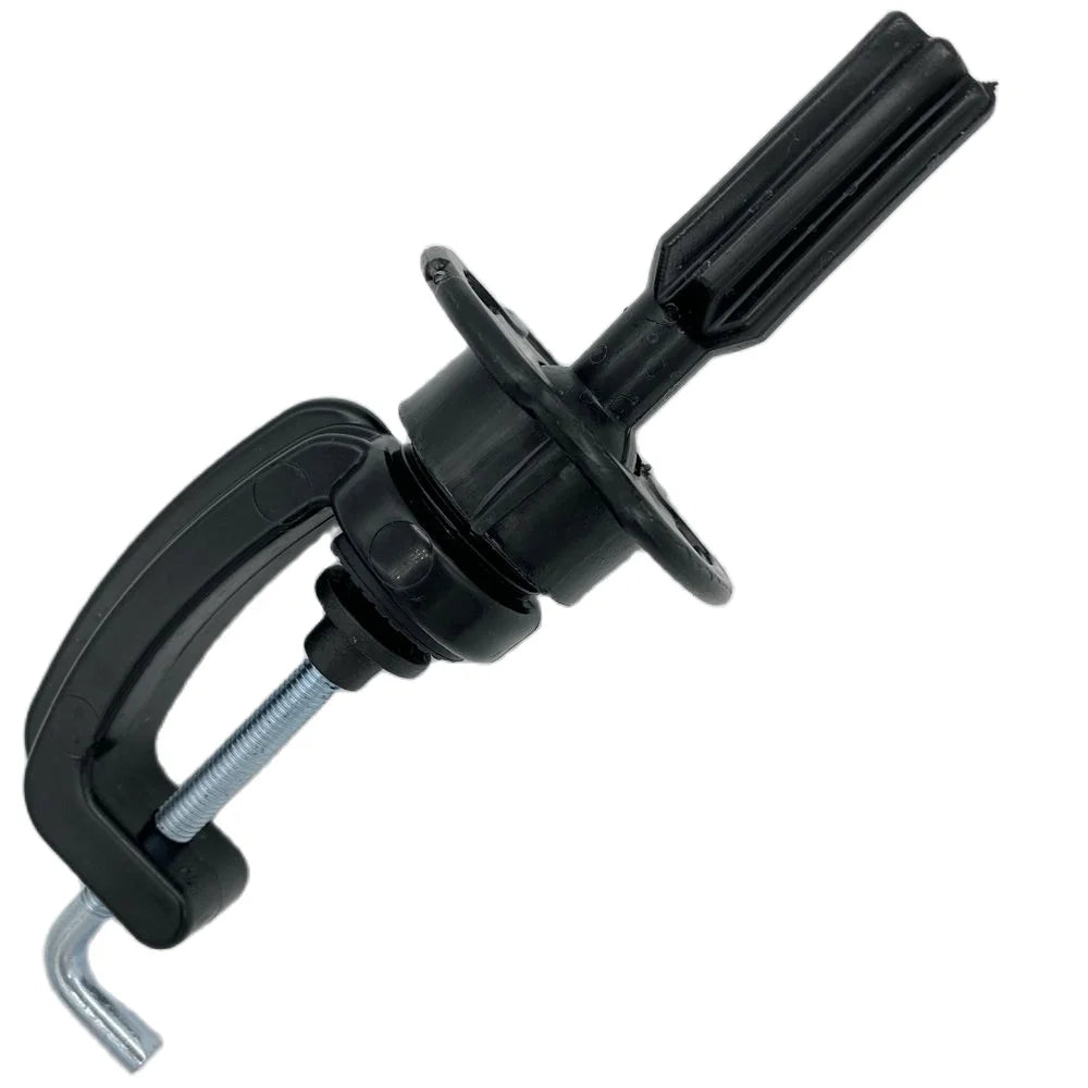 Mini Wig Head Stand - Adjustable Table Clamp Holder for Mannequin Training