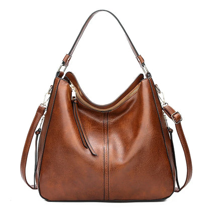 DIDABEAR Leather Hobo Bag for Women - Fashion Shoulder Bag, Large Capacity Vintage Tote Purse