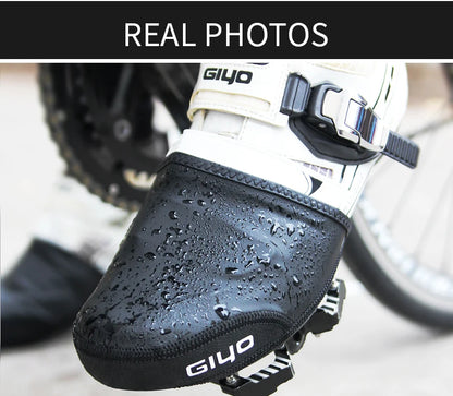 GIYO Winter Bicycle Toe Covers – Rainproof & Windproof Bike Shoe Covers for MTB & Road Cycling, Men & Women Booties
