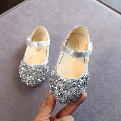 KushyShoo 2021 Girls’ Glitter Princess Shoes – Toddler Dance & Casual Sandals for Spring