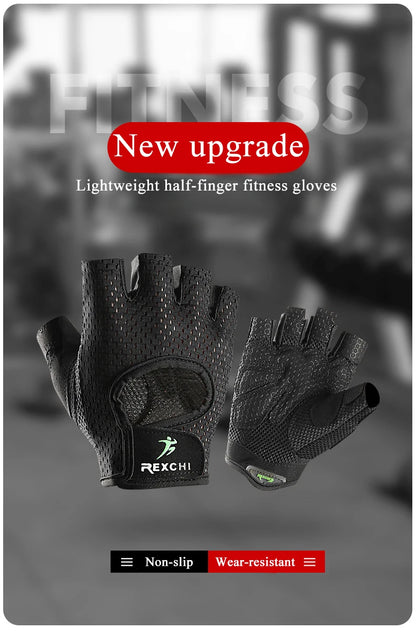 Gym Fitness Gloves – Half Finger Weight Lifting & Training Gloves for Men & Women, Workout Hand Protection