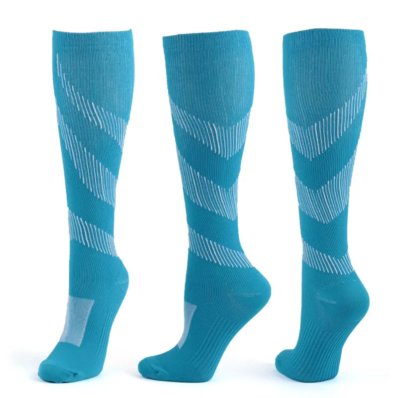 Compression Socks for Varicose Veins, Diabetics, and Sports – Nursing, Cycling, Running, Hiking Gift for Men