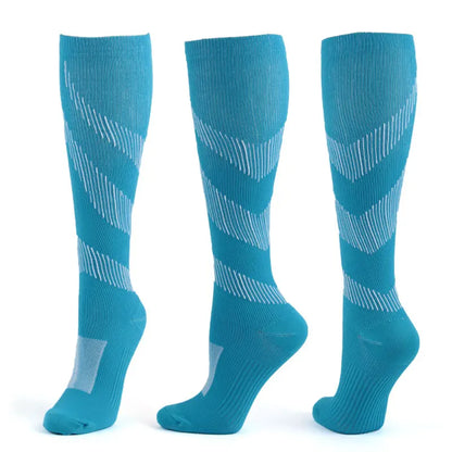 Compression Socks for Varicose Veins, Diabetics, and Sports – Nursing, Cycling, Running, Hiking Gift for Men