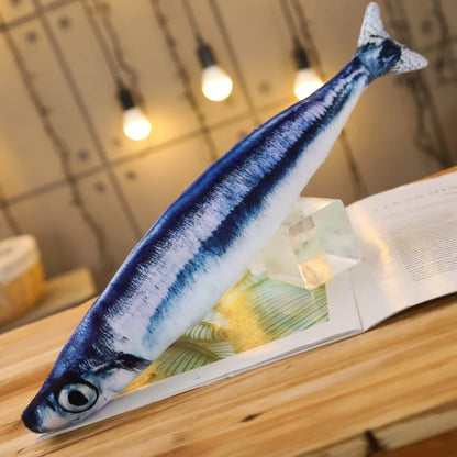 Creative Plush Fish Pillow Toy - Soft Simulation Carp Plush for Cats, Kids & Fun Gifts