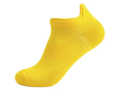 Athletic No-Show Ankle Socks — Breathable, Non-Slip Nylon Sports Socks for Basketball, Running, Biking & Football