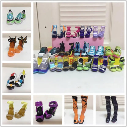 Original Rainbow School Doll – Multi-Style Shoes & DIY Dress-Up Accessories for Girls