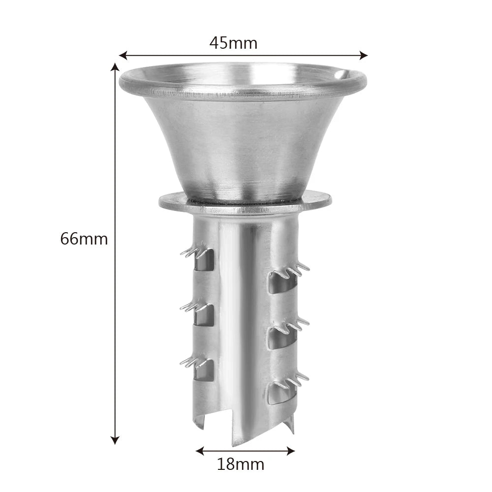 Stainless Steel Hand Juicer Pourer Screw: Manual Lemon Squeezer for Lemon, Orange, Limes, Citrus - Juice Squeeze Fruit Tool