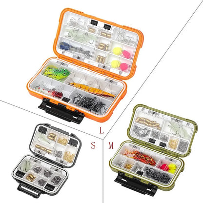 Waterproof Fishing Tackle Box: Tool Storage Container for Fishing Accessories - Fish Hook, Lure, and Bait Organizer for Carp Fishing
