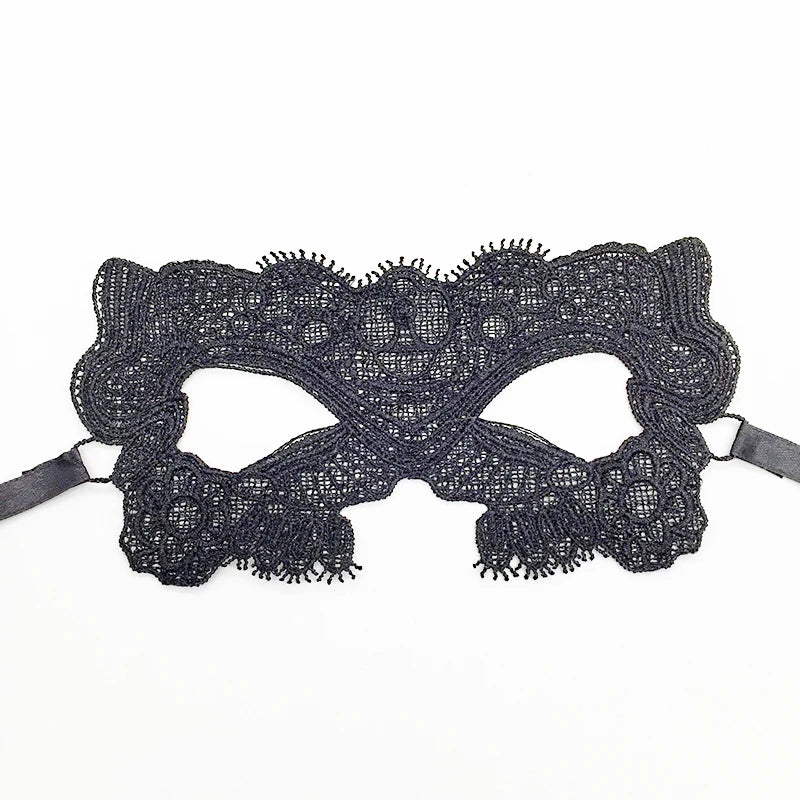 Sexy Lace Eye Mask for Women — Venetian Masquerade, Halloween & Carnival Half-Face Cosplay Party Mask