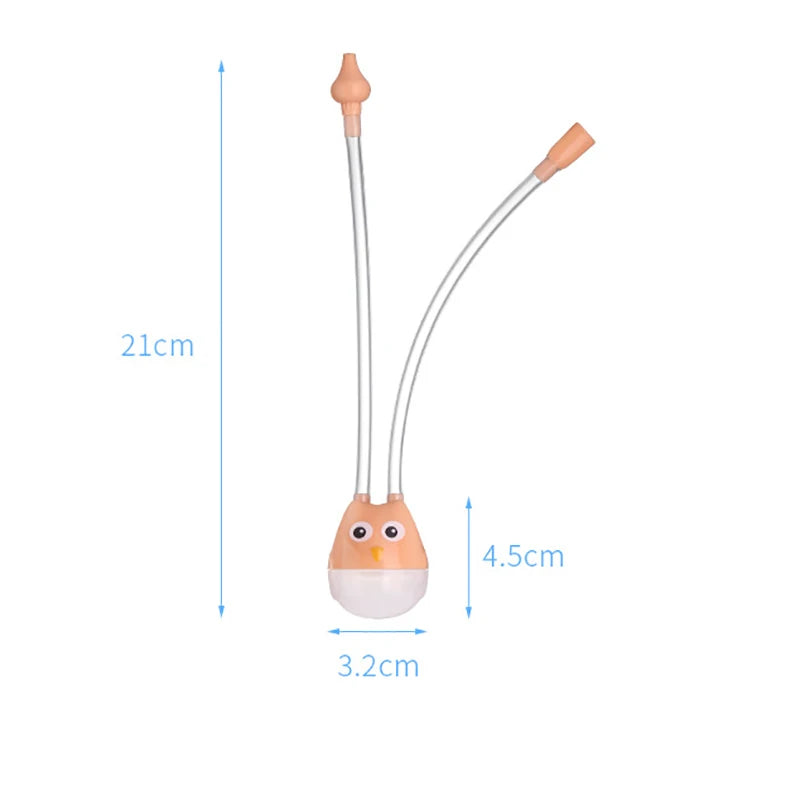 Newborn Baby Nasal Aspirator - Gentle Nose Cleaner and Mucus Suction Tool for Infants and Children