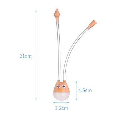 Newborn Baby Nasal Aspirator - Gentle Nose Cleaner and Mucus Suction Tool for Infants and Children