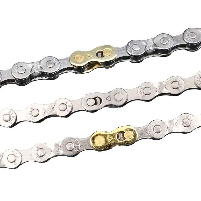 5 Pair Bicycle Chain Link Connectors — Quick Release Master Links for 6–12 Speed MTB Bikes