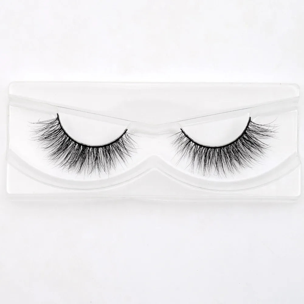 Visofree 3D Mink Eyelashes – Thick Handmade Full Strip Cruelty-Free False Lashes for Makeup M56