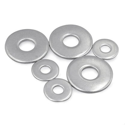 2/50pcs M2.5-M16 A2-70 304 Stainless Steel Oversized Flat Washers — Large Wide Plain Gaskets