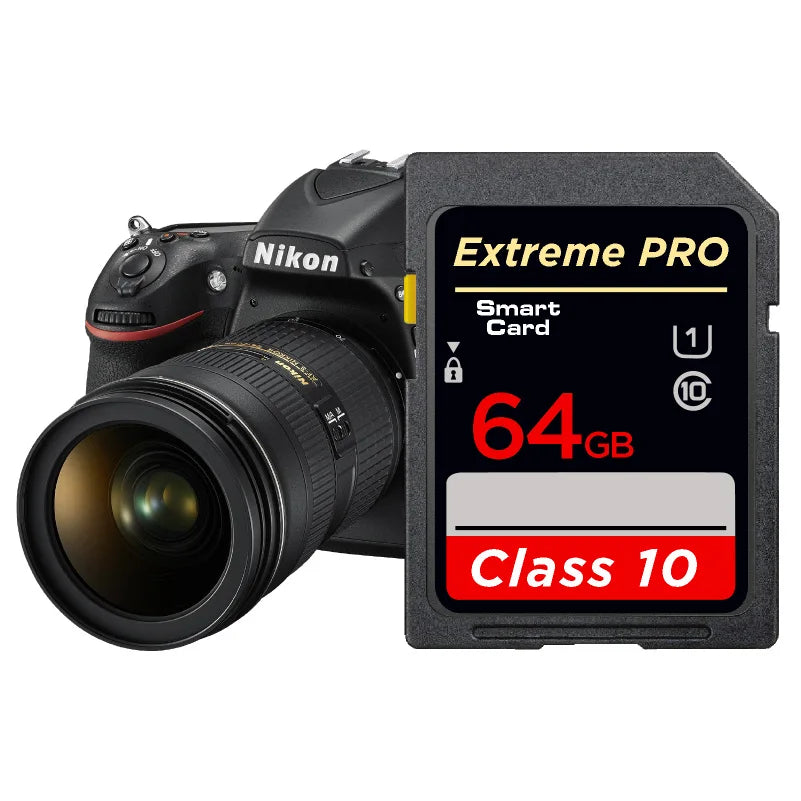 High-Speed Class 10 SD Card – 8GB, 16GB, 32GB, 64GB, 128GB, 256GB for Camera, SDA1HC & SDA1XC Flash Memory Card