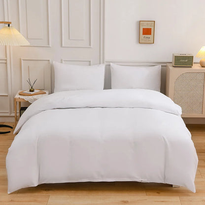 New Design Dark Green Bedding Set - Duvet Cover, Bed Sheet & Pillowcase, King/Queen/Full/Single Size (Excluding Filler), 3/4pcs