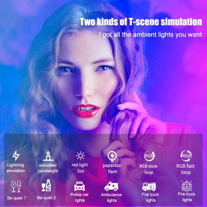 LUXCEO Q508A RGB LED Video Light Stick 10W Rechargeable 2600mAh – 36 Color CCT Studio Lighting for YouTube & Photography