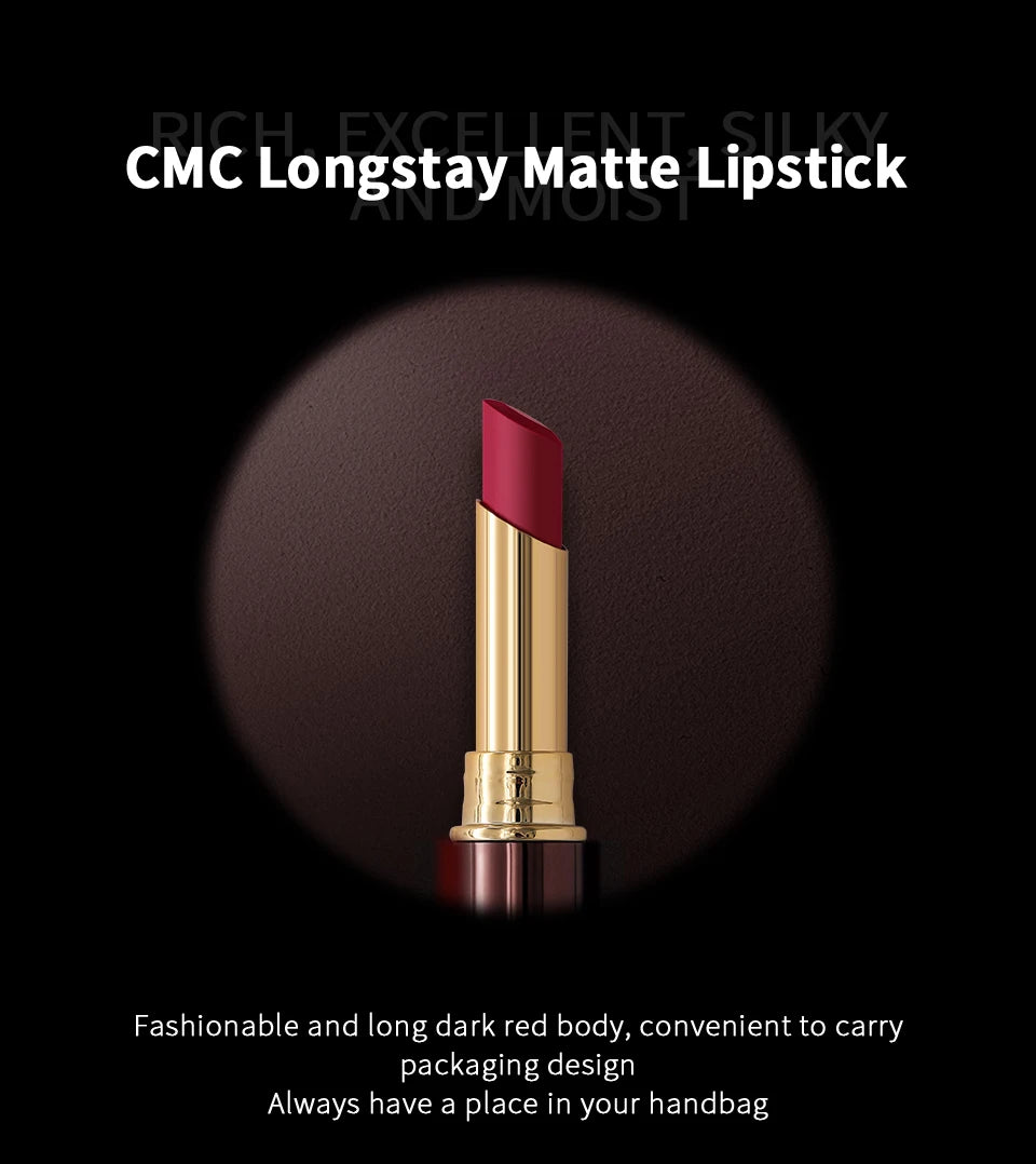CHARMACY 16 Color Waterproof Velvet Lipstick – Long-Lasting Matte Lip Makeup, Easy to Wear