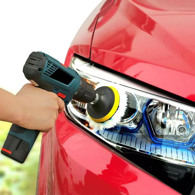 Universal Car Polish Pad 3/4inch - Soft Wool Machine Waxing Polisher for Car Body Polishing - M10/M14 Cleaning Discs Accessories
