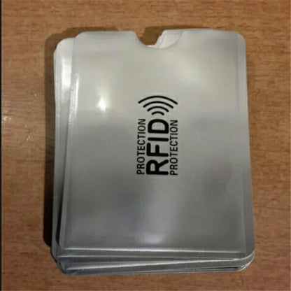 20PCS RFID Card Holder Sleeves - NFC Blocking Aluminum Metal Credit Card Protector Case