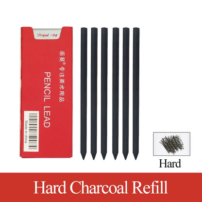 5.6mm Mechanical Pencils & Charcoal Graphite Lead – Soft, Medium & Hard HB to 14B Sketch Drawing Core