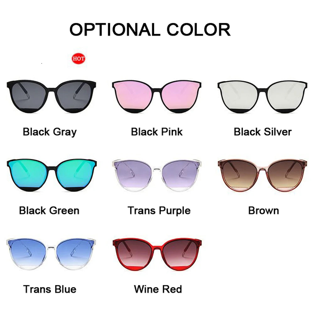 2025 New Arrival Fashion Sunglasses for Women, Vintage Metal Mirror Sun Glasses, UV400 Protection Oculos De Sol Feminino