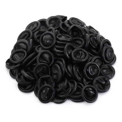 100PCS Disposable Latex Finger Cots – Non-Slip Anti-Static Rubber Finger & Thumb Protectors