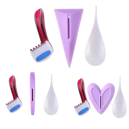 Bikini Shaving Stencil for Women — Intimate Pubic Hair Razor Shaping Tool