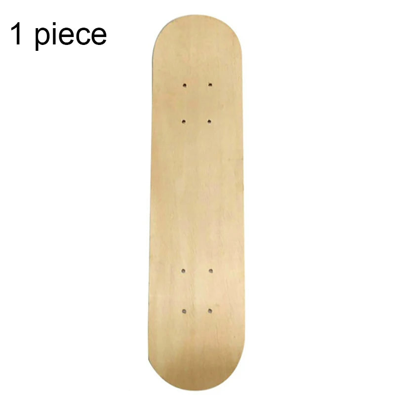 43cm Maple Skateboard Deck – Blank DIY Hand-Painted Decorative Board for Adults & Kids, Double Rocker