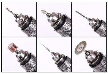 500W Electric Engraver Drill – 6-Speed Variable 35000RPM Rotary Grinder Polishing Tool 110V/220V