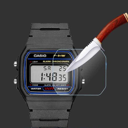 Screen Protector for Casio Watches – Protective Film for DW-5600/5610, B650WC, LA680, F-91W, AEQ-110W & More