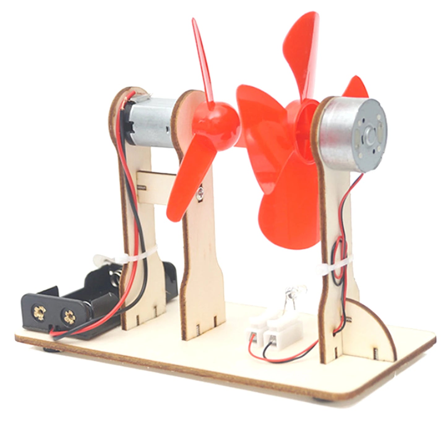 Children’s Electrical Experiment Kit – DIY Wind Powered Educational Physics Science Assembly Toy Model Teaching Aid for Kids Learning