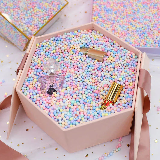 30g Macarone Color Foam Balls Filler - Polystyrene Bead DIY Toy Candy Box Gift Boxes Decoration Accessories