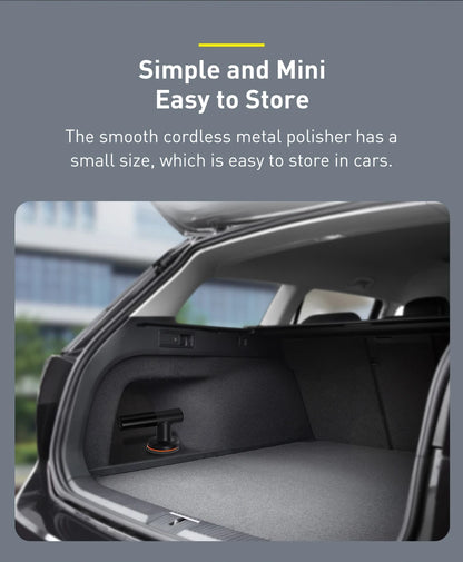 Baseus Wireless Car Polisher — Cordless Electric Waxing & Polishing Machine with Adjustable Speed for Auto Detailing