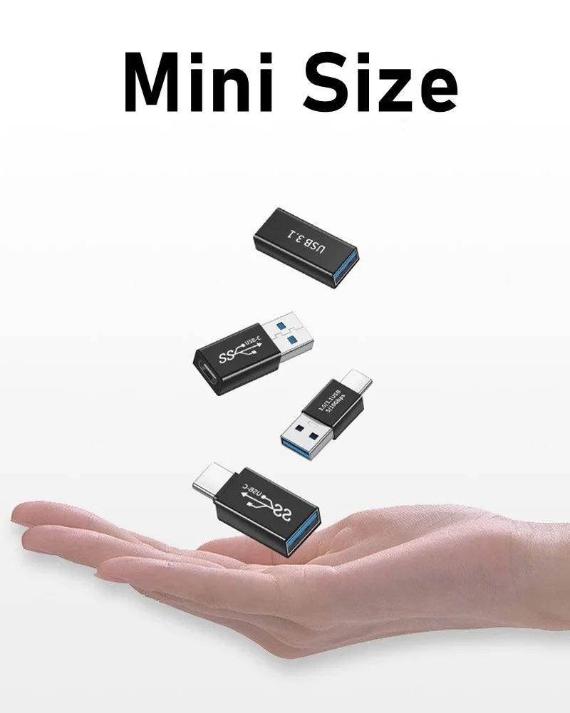 Tongdaytech Type C OTG USB Adapter – USB-C Male to USB-A Female Converter for MacBook, Samsung S20, OTG Connector