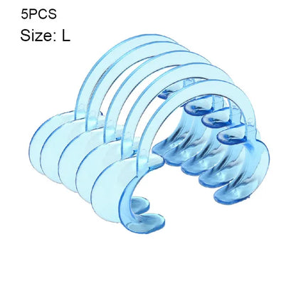 VVDental 5PCS C-Shape Mouth Retractor Set – Dental Lip & Oral Opener Spreader Tool for Orthodontic Cleaning & Dental Care