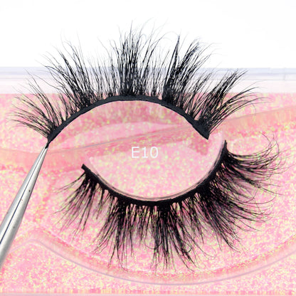 Visofree 3D Mink Eyelashes – Thick Handmade Full Strip Cruelty-Free False Lashes for Makeup M56