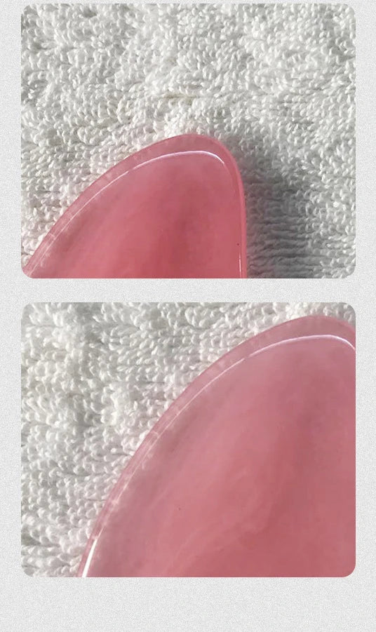Heart Shape Beeswax Gua Sha Massage Tool – SPA Scraping Face Massager & Acupuncture Guasha Board