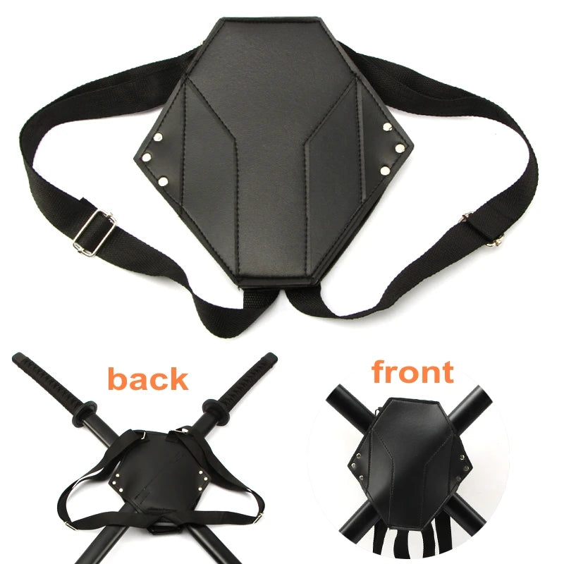 Black Sword Carrying Bag – Cosplay Ninja Turtle & Deadpool Costume Holster, Anime Prop Storage Case