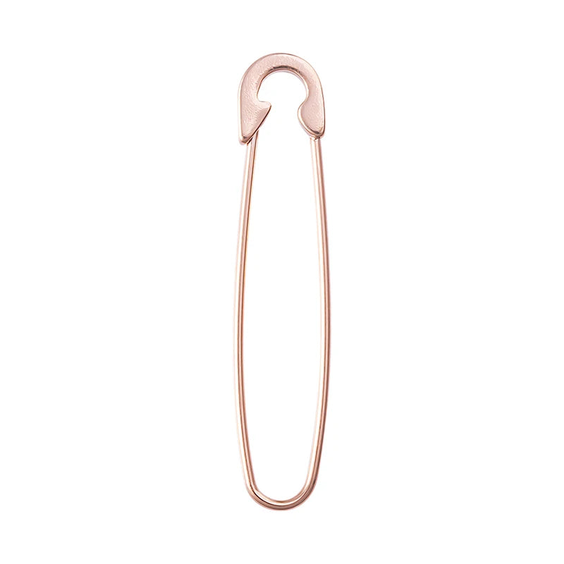 Colorful 18G Surgical Steel Safety Pin Earrings – Punk Hip Hop Cartilage & Eyebrow Piercing Stud Ear Cuff Jewelry Accessories