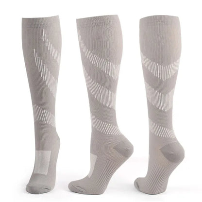 Compression Socks for Varicose Veins, Diabetics, and Sports – Nursing, Cycling, Running, Hiking Gift for Men