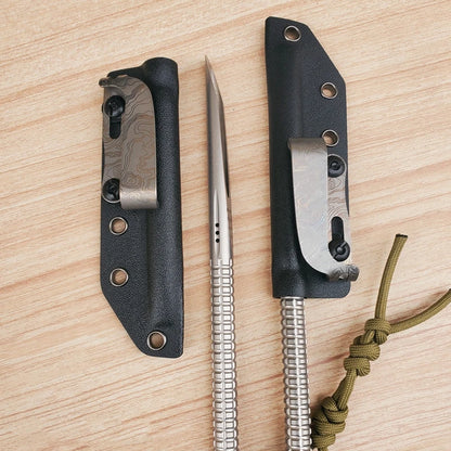 EDC Titanium Alloy Crowbar — Multifunction Outdoor Camping Hand Tool