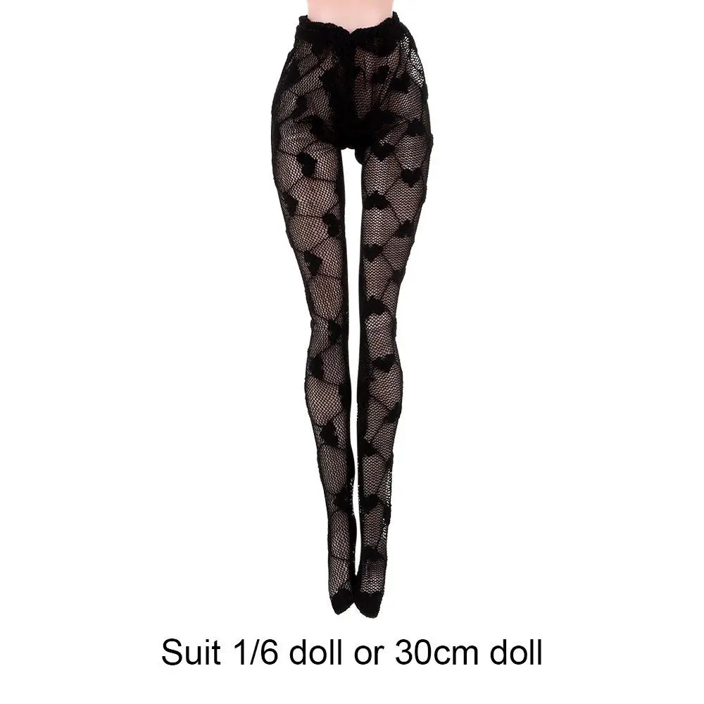 20 Styles 1/6 Doll Mini Fishnet Tights – Silk Stockings, Elastic Leggings, Panty Hose & Socks for 30cm Dolls