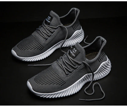 Men's White Sneakers – Casual Walking & Running Shoes, Plus Size 49, Tennis Masculino