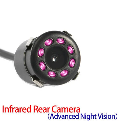 Hippcron HD Car Rear View Camera with 4 LED Night Vision – 170° Waterproof CCD Reversing & Parking Assist Auto Monitor