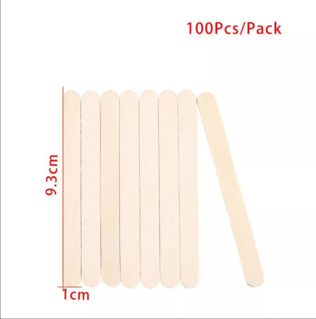 50/100/150PCS Resin Stirring & Popsicle Sticks – DIY Epoxy, Ice Cream, Wood Craft Tools